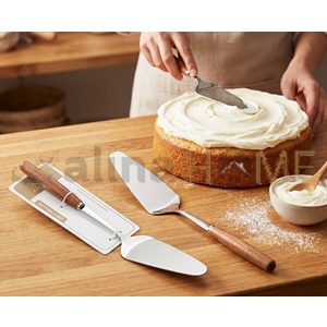 BZD IVORY ÇELİK SERVİS SPATULASI AHŞAP SAPLI 29 CM 1*6