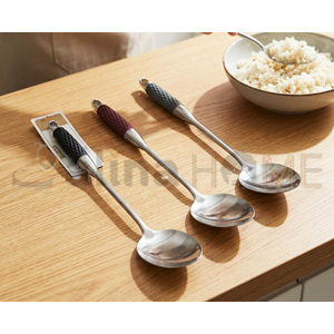 BZD IVORY ÇELİK SERVİS KAŞIĞI SATEN 39 CM 1*24