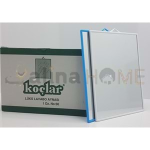 KOÇLAR AYNA KÖŞELİ DUVAR AYNASI 29x21.5 CM NO:30 1*12
