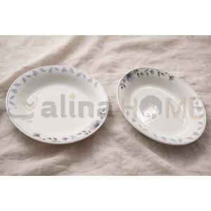 ALİNA HOME LEKS YUVARLAK YEMEK TABAĞI 20 CM 1*12