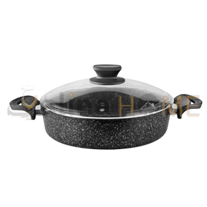 LAVONNİ DİEZ GRANİT BASIK TENCERE EZME BAKALİT KULP 30 CM 1*4