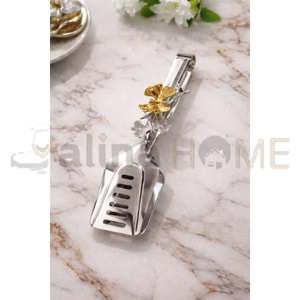 BZD IVORY SUNUM MAŞASI GÜMÜŞ KELEBEK FİGÜRLÜ 1*60