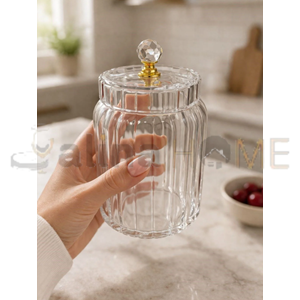MLN CAM KAVANOZ KRİSTAL KAPAKLI 800 ML 1*24
