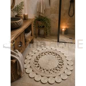 MLN HASIR BANYO PASPASI YUVARLAK 80 CM 1*20