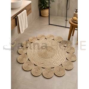 MLN HASIR BANYO PASPASI YUVARLAK 80 CM 1*20