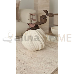 MLN SERAMİK VAZO KIVRIMLI MODEL 1*18
