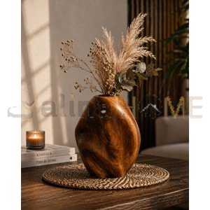 MLN SERAMİK VAZO DALGALI MODEL 18 CM 1*18
