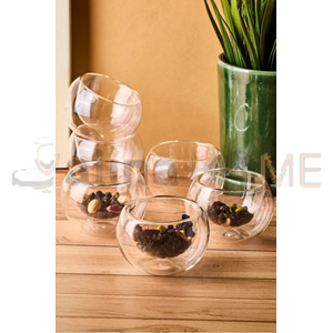 EGE MİLAY CAM LOKUMLUK CİDARLI 6 LI 1*30