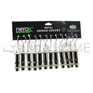 NEROX DÜDÜK METAL DEPREM DÜDÜĞÜ 12 Lİ 1*12