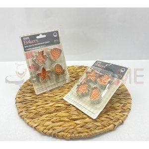 SUN 4 LÜ BASMALI MEYVE VE YAPRAK KESİCİ 1*36