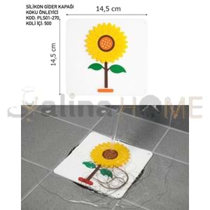 MİLİFE GİDER KOKU ÖNLEYİCİ AYÇİÇEK MODELİ 1*50