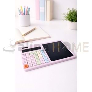 PANGO RENKLİ HESAP MAKİNASI VE ÇOCUK TABLETLİ 12 HANELİ 1*10