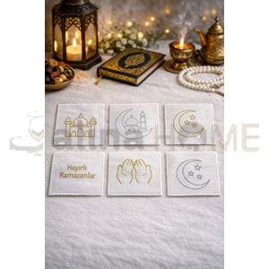 İNCİ RND SUNUM PEÇETESİ RAMAZAN MOTİFLİ 6 LI 1*100