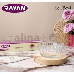 RAYAN CAM KASE SOLİ BOWL 6 LI ÇEREZLİK 1*12