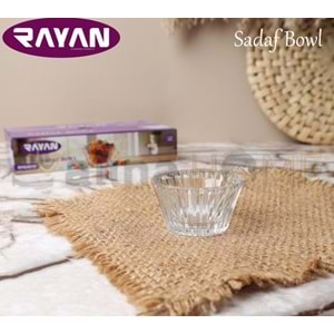 RAYAN CAM LOKUMLUK SADAF BOWL 6 LI MİNİ REÇELLİK 1*24