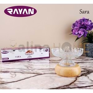 RAYAN CAM SUNUMLUK SARA 3 LÜ AYAKLI SUNUMLUK 1*12