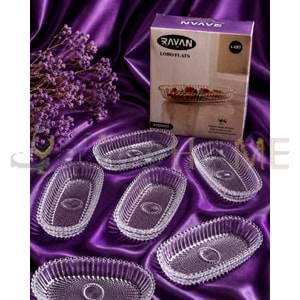 RAYAN CAM SUNUMLUK DOMO PLATE 6 LI 6,5x14,5 CM 1*16