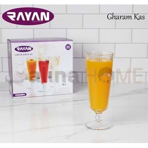 RAYAN CAM KAHVE YANI GHARAM KAS FÜLÜT 6 LI BARDAK 1*8