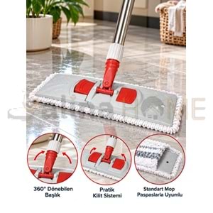 DOLLY NEMLİ MOP APARATI 40 CM PALET 1*25