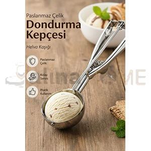 YKT DONDURMA KAŞIĞI METAL BÜYÜK 1*144