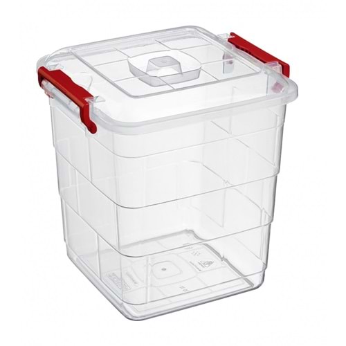 BURSEV TETRİS KARE SAKLAMA KABI 3 NO 16 LT 1*12