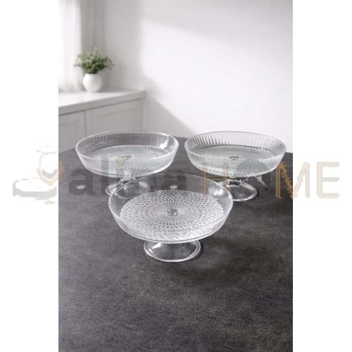 ALN EKS AYAKLI SALATA KASESİ 25 CM 1*12