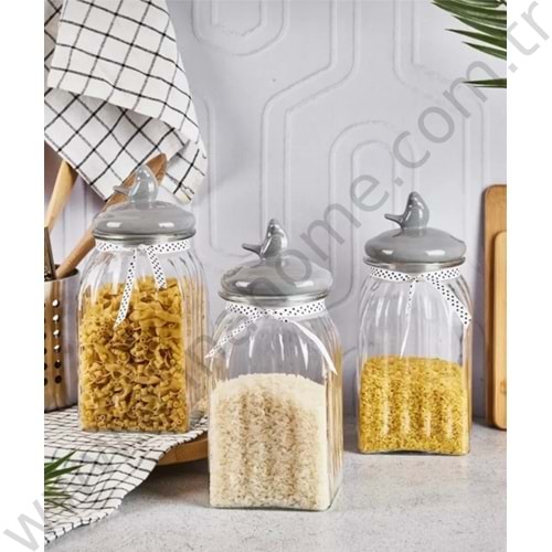 MS MORRY CAM 3 LÜ KUŞLU KAVANOZ 1*6