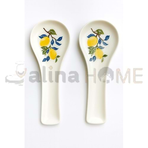 ÜLGER SERAMİK LİMON DESENLİ YATAY KAŞIK ALTLIĞI 27 CM 1*24