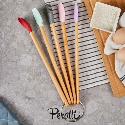 PEROTTİ SİLKON SPATULA SETİ 5 Lİ ROBERT 30 CM 1*24