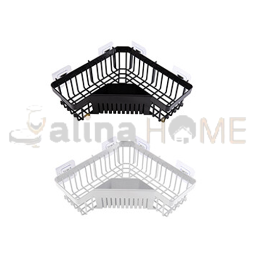 HEREVİN BANYO KÖŞELİĞİ SİYAH VE BEYAZ PLASTİK 1*24