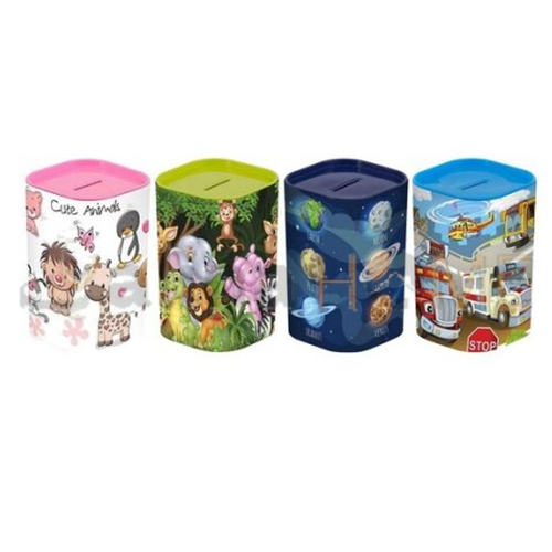 HEREVİN KUMBARA KARIŞIK DESEN 12 CM 1*24