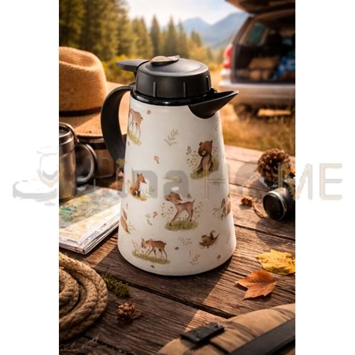 HEREVİN TERMOS KONİK DESENLİ 1.2 LİTRE 1*6