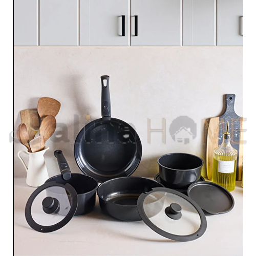 PEROTTİ TENCERE VE TAVA SETİ BLACK 15 PARÇA 1*2
