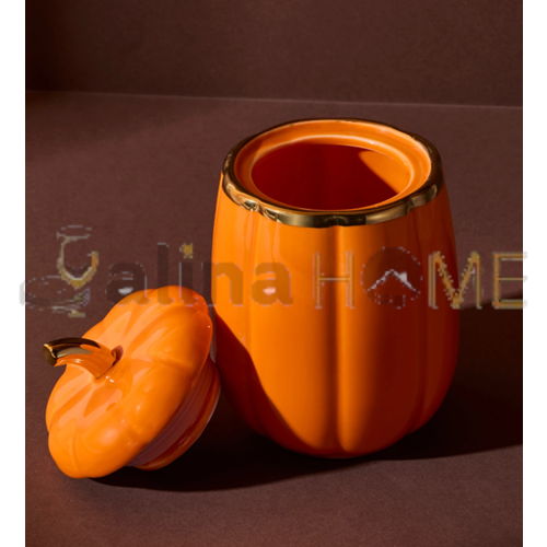 PEROTTİ PORSELEN BALKABAK KAPAKLI KAVANOZ 13 CM SMALL 1*8