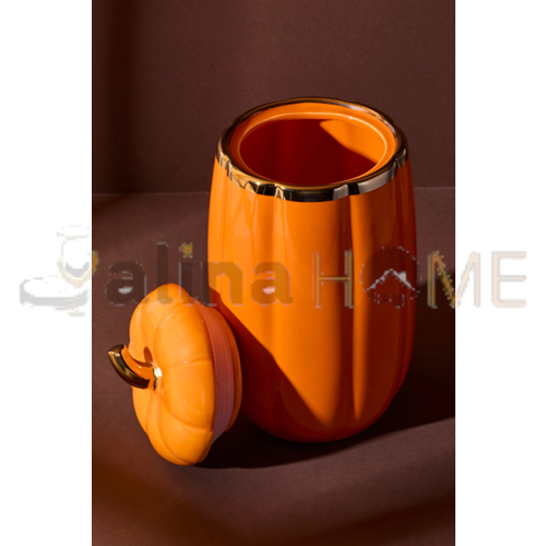 PEROTTİ PORSELEN BALKABAK KAPAKLI KAVANOZ 23 CM LARGE 1*8