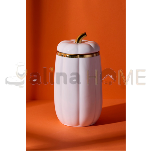 PEROTTİ PORSELEN KABAK KAPAKLI KAVANOZ 23 CM LARGE 1*8