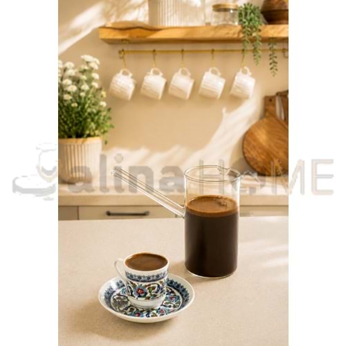 HEREVİN CEZVE BOROSİLİKAT 360 ML CEZVE 1*20