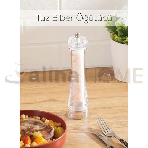 HEREVİN AKRİLİK BAHARATLIK ÖĞÜTÜCÜ DEĞİRMEN 21 CM 1*12