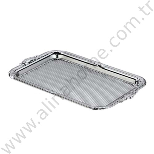 MTR TEPSİ GÜMÜŞ MODEL 38x24 CM 1*25
