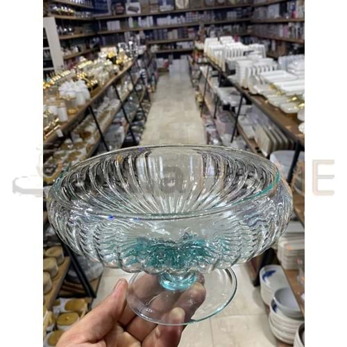 GLASSCOM AKDENİZ LORA AYAKLI MEYVELİK 24 CM BASIK 1*4