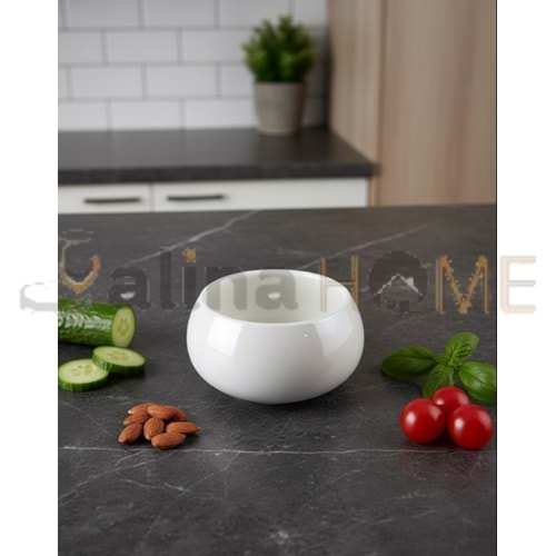 MTR PORSELEN YUVARLAK DERİN ÇEREZLİK&SOSLUK 8 CM 1*6