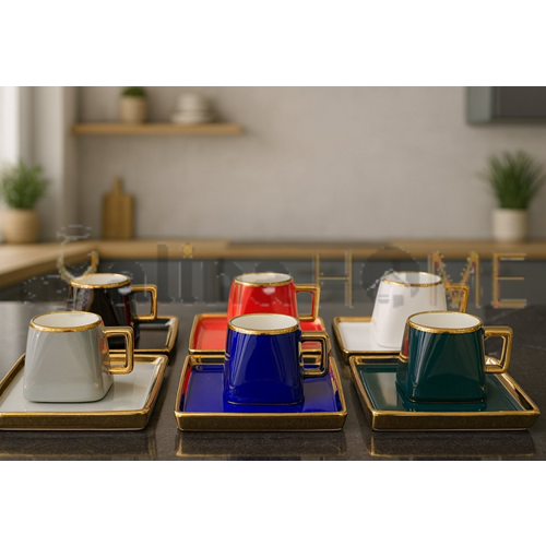 MTR PORSELEN KAHVE FİNCAN TAKIMI 6 LI 1*8