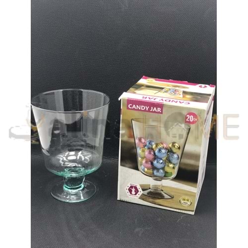 CANDY JAR AYAKLI DRAJELİK 20 CM 1*6