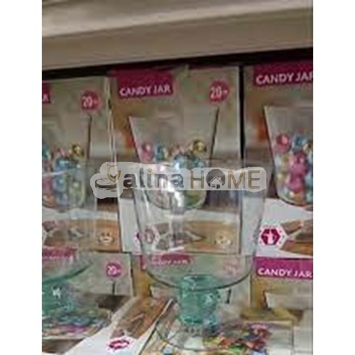 CANDY JAR AYAKLI DRAJELİK 20 CM 1*6