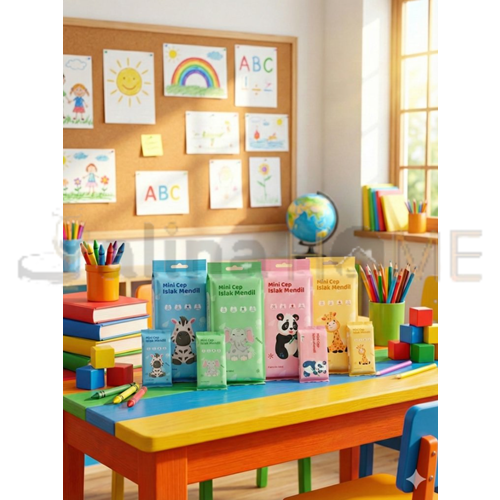 MTR ISLAK MENDİK MİNİ CEP MENDİLİ 8 Lİ 1*60