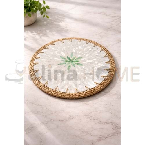 MTR HASIR SUPLA YUVARLAK DESENLİ 30x30 CM 1*5