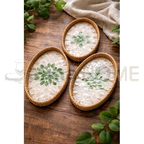 MTR HASIR OVAL SUNUMLUK 3 LÜ 23-25-28 CM 1*24