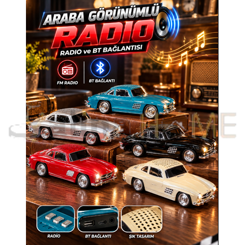 MTR RADYO ARABA MODEL BLUETOOTH BAĞLANTILI HOPARLÖR 1*1