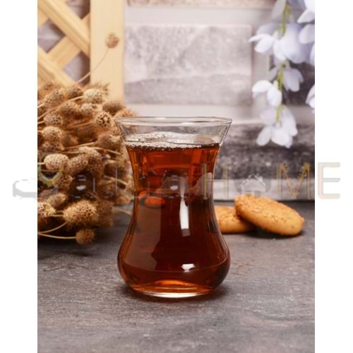 PAŞABAHÇE ÇAY BARDAĞI İNCE BELLİ 6 LI ÇAY BARDAĞI 1*12