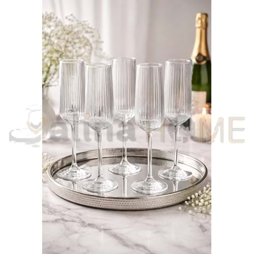 PAŞABAHÇE AYAKLI BARDAK ALLEGRA 6 LI KADEH 195 CC 1*4